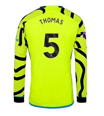 Arsenal Thomas Partey #5 Replica Away Stadium Shirt 2023-24 Long Sleeve